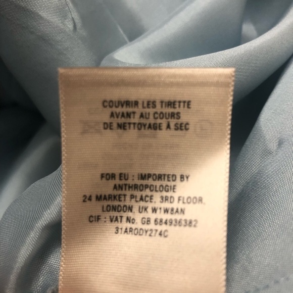 Anthropologie "Skyward Dress" by Moulinette Soeurs Sz 2 Strapless or Strapped - Picture 7 of 16